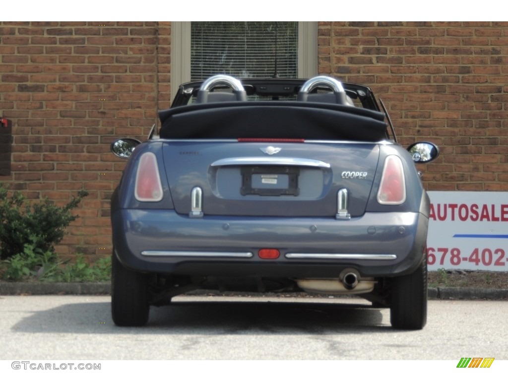 2005 Cooper Convertible - Cool Blue Metallic / Black/Panther Black photo #22