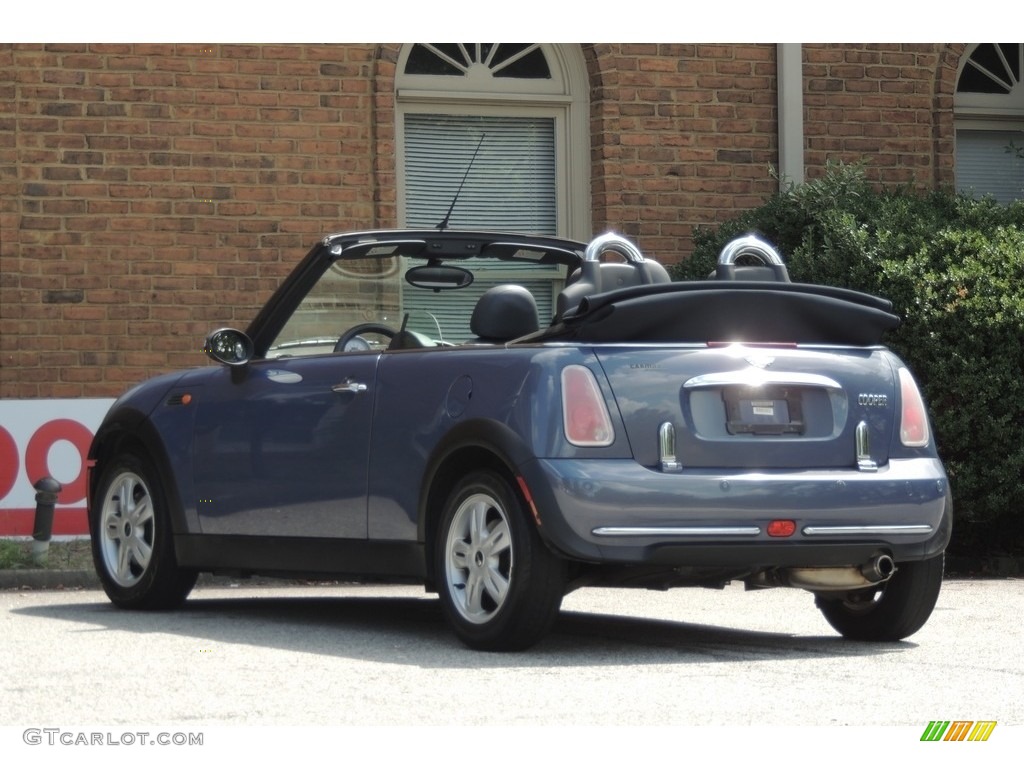 2005 Cooper Convertible - Cool Blue Metallic / Black/Panther Black photo #23