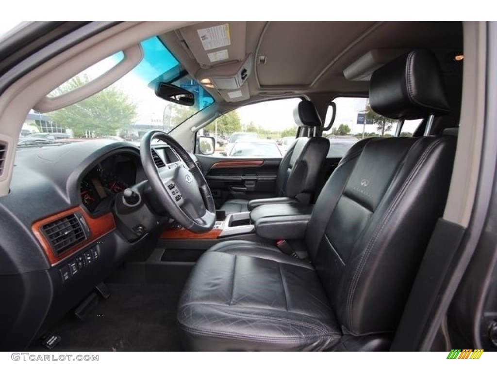 2008 QX 56 - Silver Graphite Gray / Charcoal photo #21