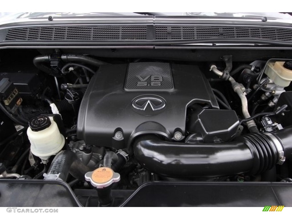 2008 QX 56 - Silver Graphite Gray / Charcoal photo #31