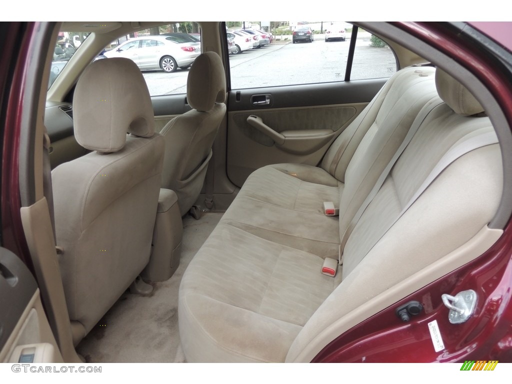 2003 Civic EX Sedan - Radiant Ruby Pearl / Ivory photo #11