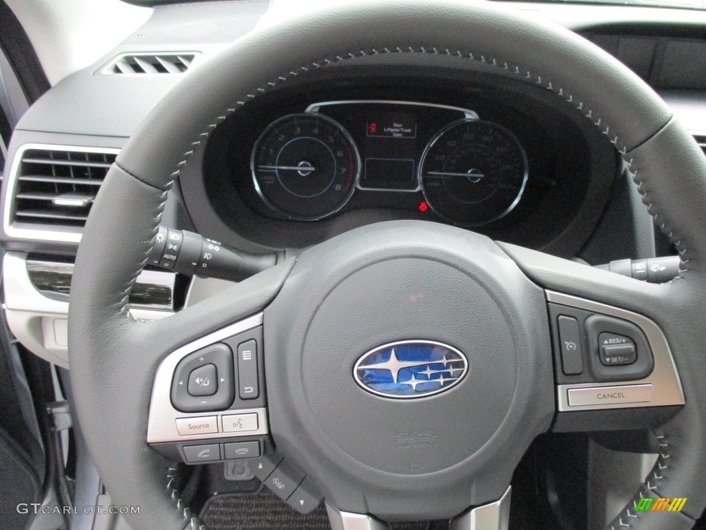 2017 Subaru Forester 2.5i Limited Gray Steering Wheel Photo #114745853