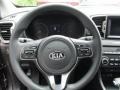 Black 2017 Kia Sportage LX AWD Steering Wheel