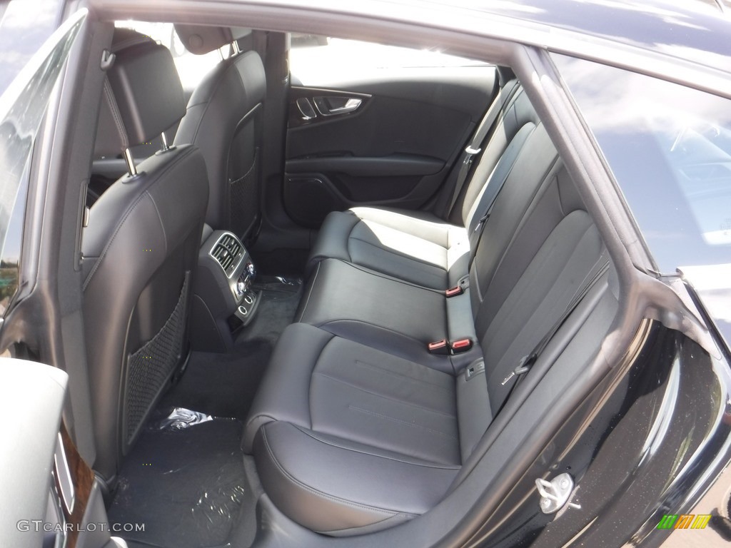 Black Interior 2017 Audi A7 3.0 TFSI Premium Plus quattro Photo #114746289