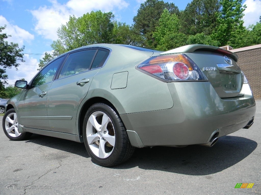 2007 Altima 3.5 SE - Metallic Jade / Blond photo #8