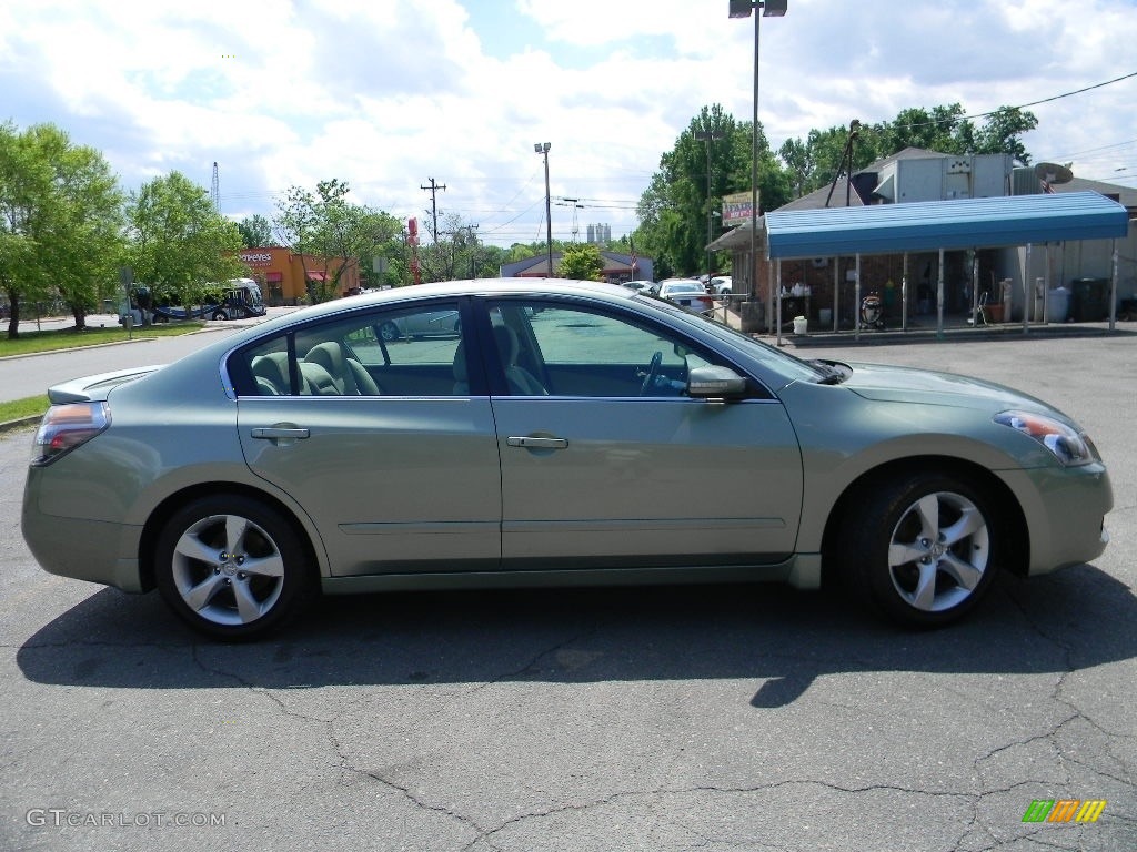 2007 Altima 3.5 SE - Metallic Jade / Blond photo #11