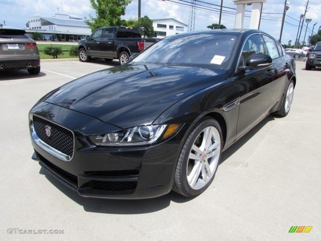 Ultimate Black 2017 Jaguar XE 35t Premium Exterior Photo #114747546