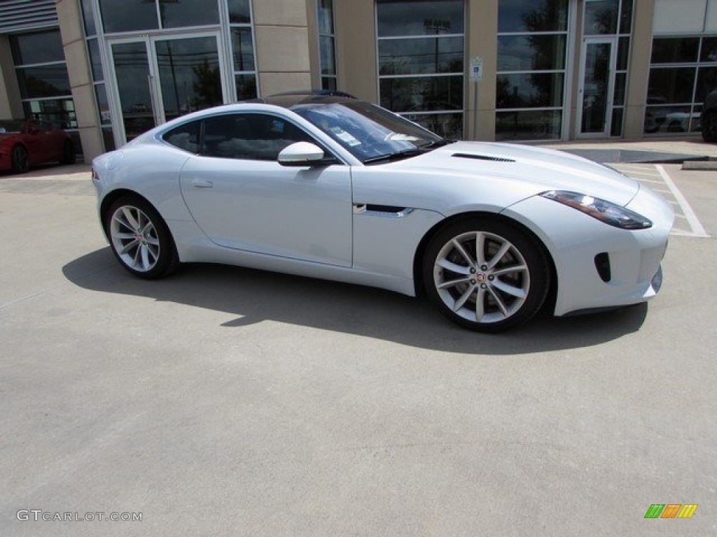 Glacier White Jaguar F-TYPE