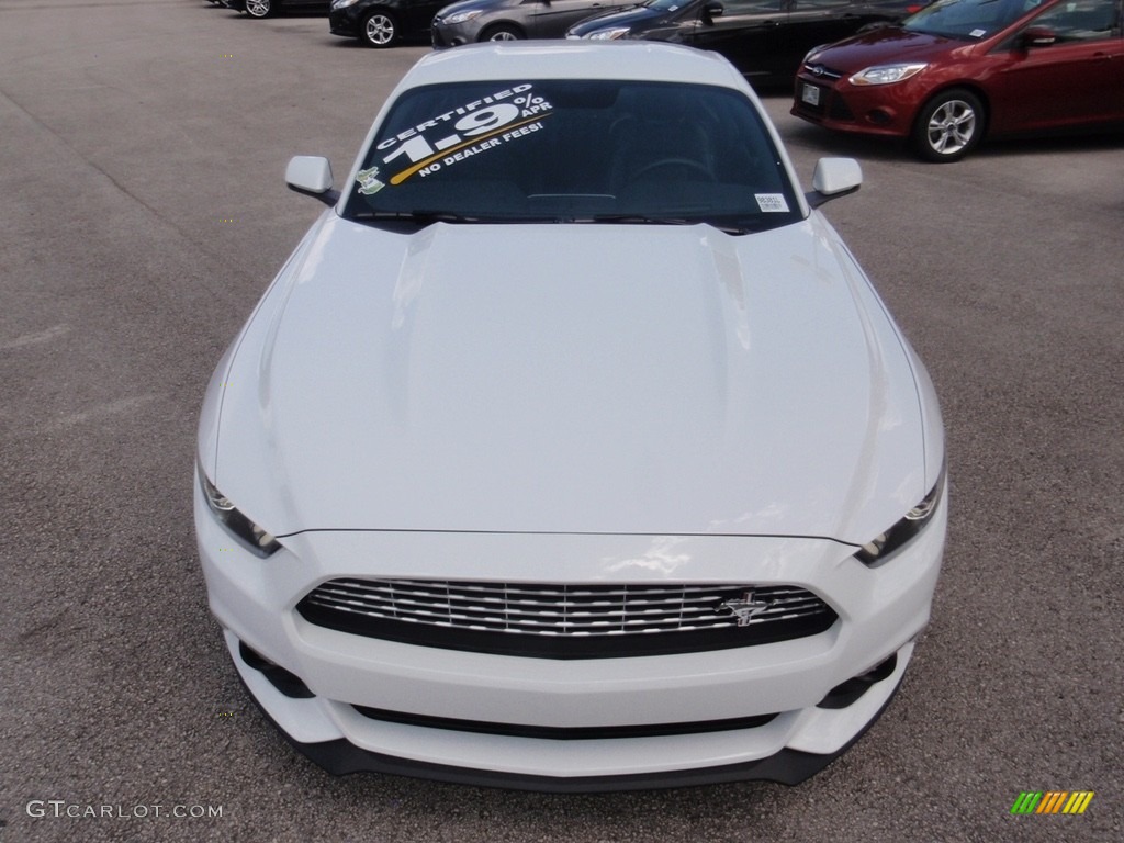 2016 Mustang EcoBoost Premium Coupe - Oxford White / Ebony photo #16