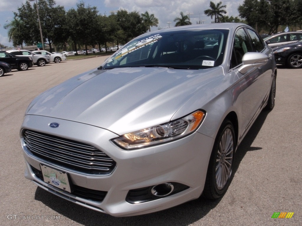 2016 Fusion Titanium - Ingot Silver Metallic / Charcoal Black photo #14