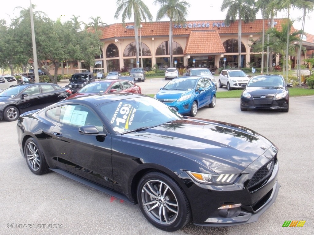 2016 Mustang EcoBoost Premium Coupe - Shadow Black / Ebony photo #1