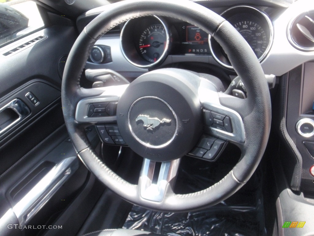2016 Mustang EcoBoost Premium Coupe - Shadow Black / Ebony photo #24