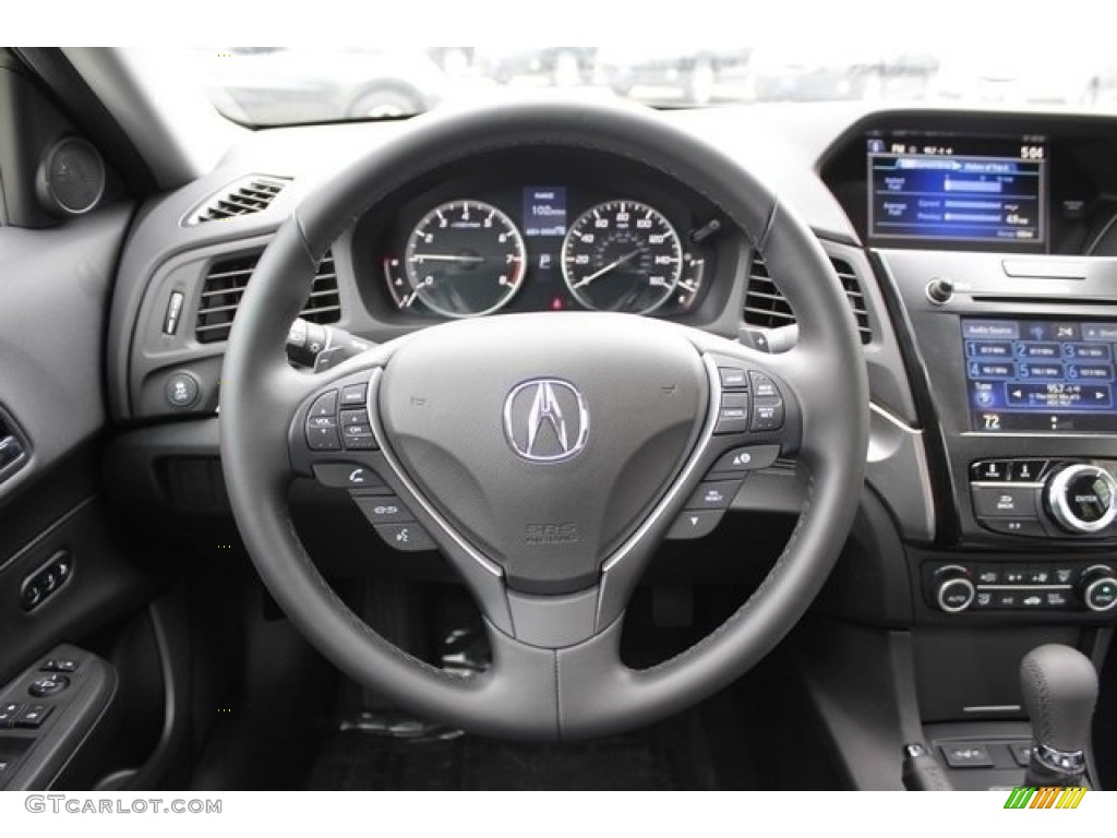 2017 ILX Premium - Lunar Silver Metallic / Ebony photo #24