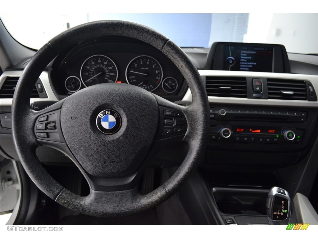 2013 3 Series 320i Sedan - Mineral White Metallic / Black photo #29