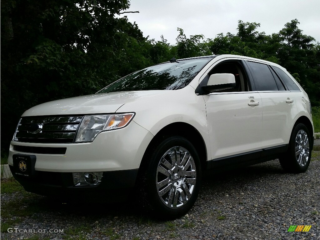 2008 Edge Limited AWD - White Sand Tri-Coat Metallic / Medium Light Stone photo #1