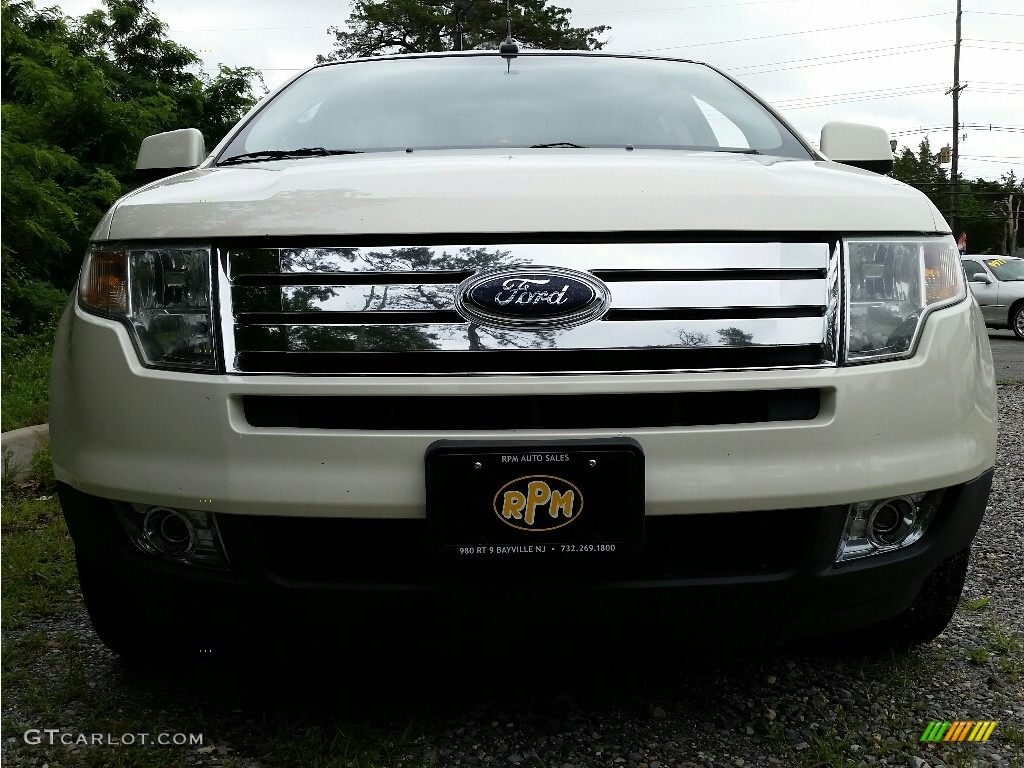 2008 Edge Limited AWD - White Sand Tri-Coat Metallic / Medium Light Stone photo #2