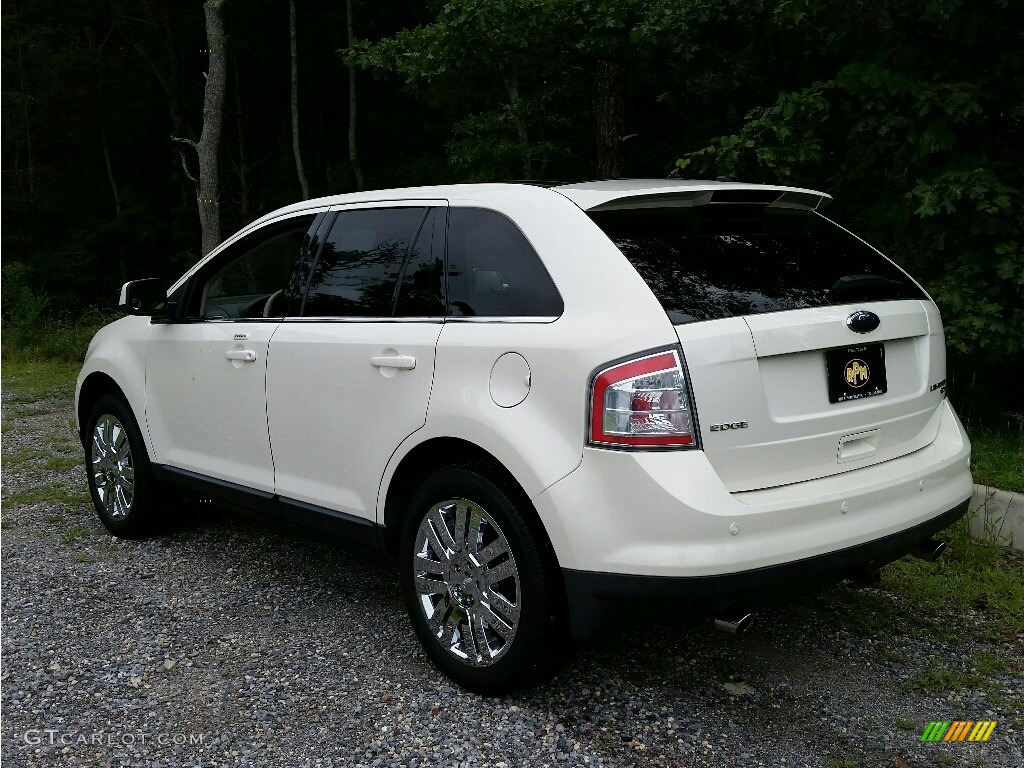 2008 Edge Limited AWD - White Sand Tri-Coat Metallic / Medium Light Stone photo #6