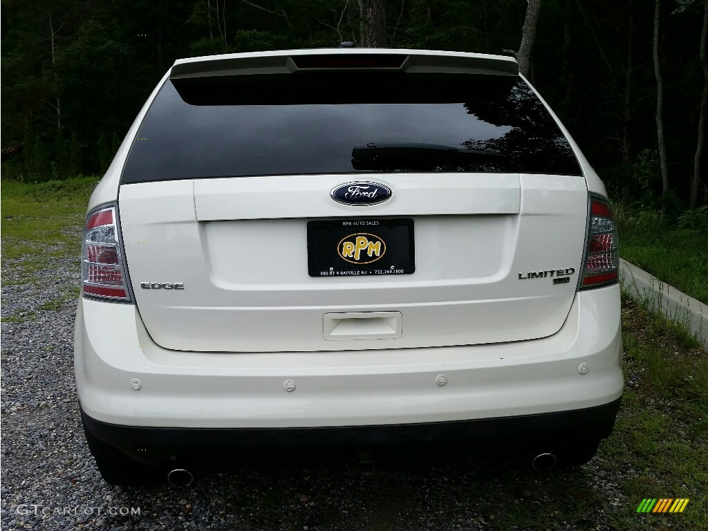 2008 Edge Limited AWD - White Sand Tri-Coat Metallic / Medium Light Stone photo #8