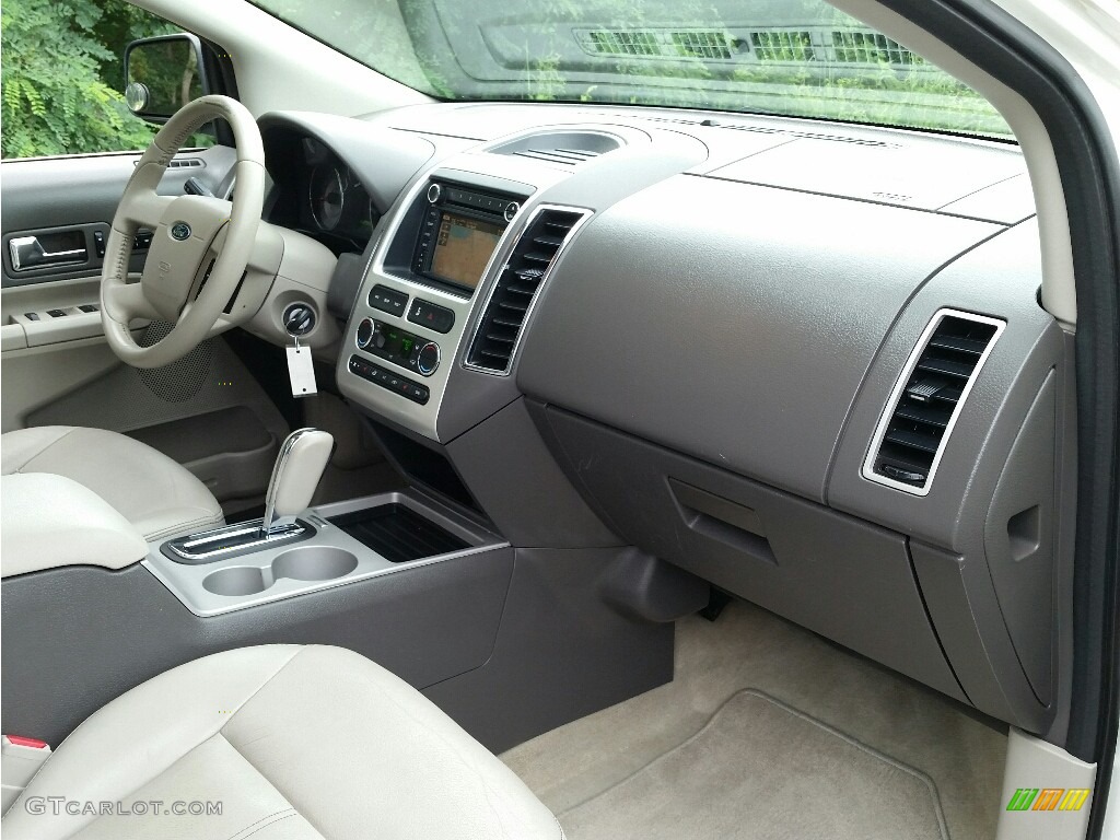 2008 Edge Limited AWD - White Sand Tri-Coat Metallic / Medium Light Stone photo #11