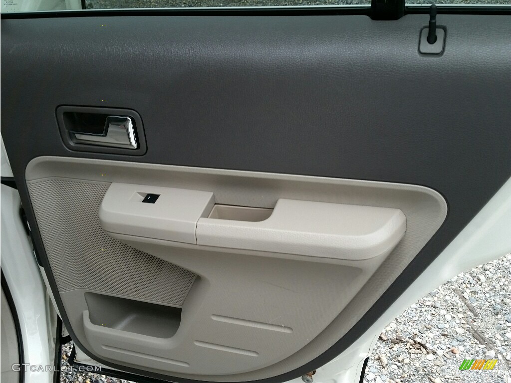 2008 Edge Limited AWD - White Sand Tri-Coat Metallic / Medium Light Stone photo #12