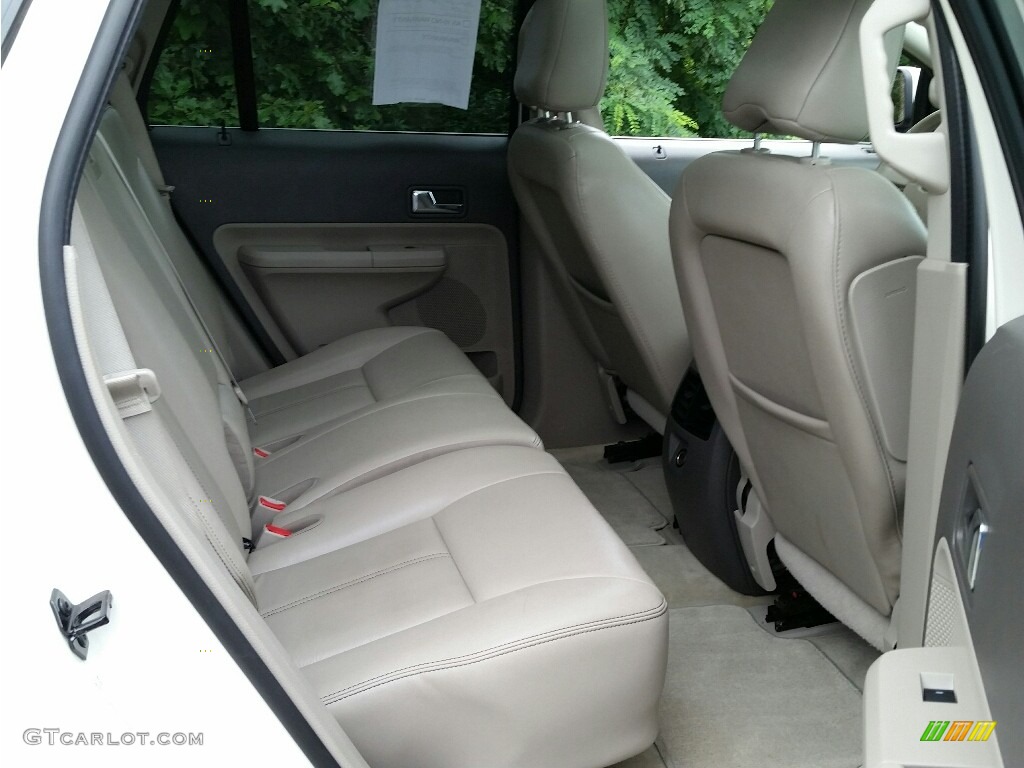2008 Edge Limited AWD - White Sand Tri-Coat Metallic / Medium Light Stone photo #13