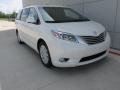 2016 Blizzard Pearl Toyota Sienna Limited  photo #1