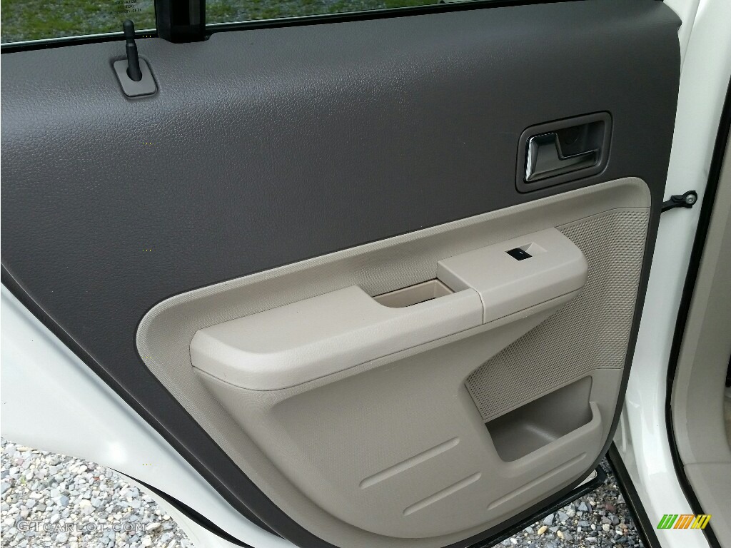2008 Edge Limited AWD - White Sand Tri-Coat Metallic / Medium Light Stone photo #26