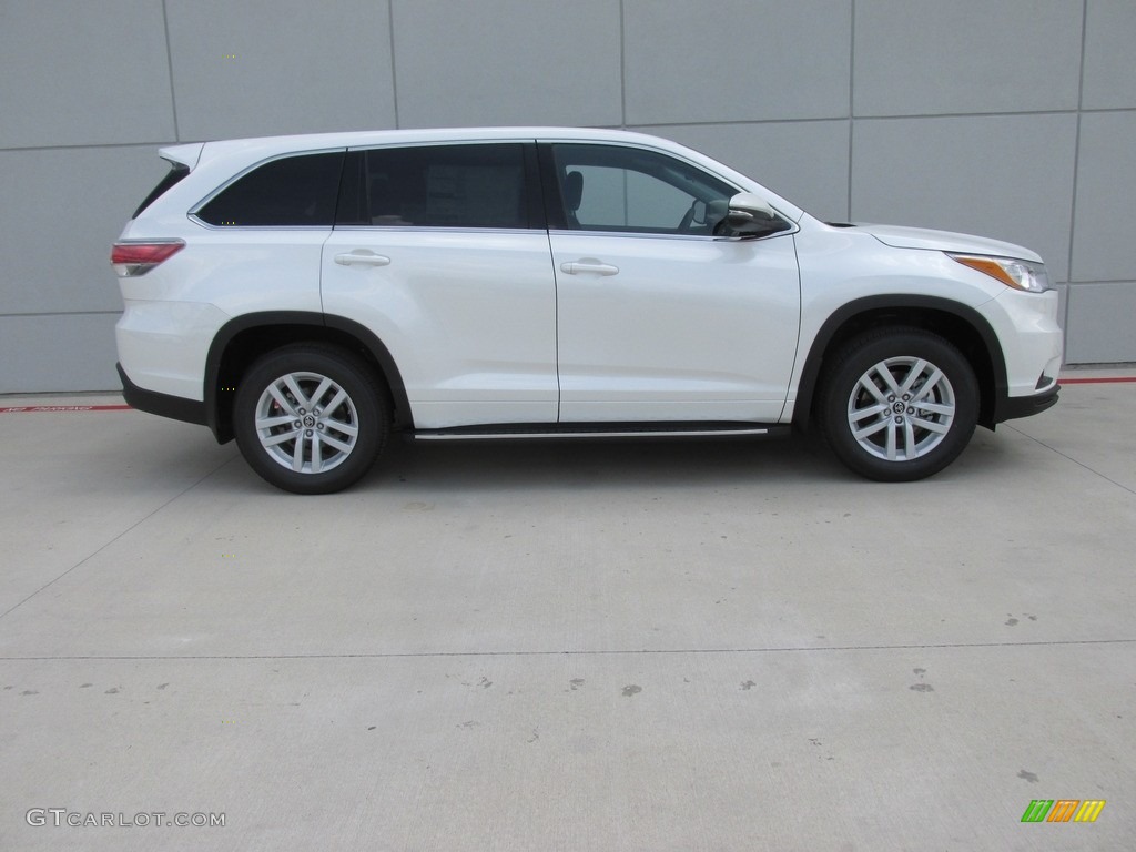 Blizzard Pearl 2016 Toyota Highlander LE Exterior Photo #114763652