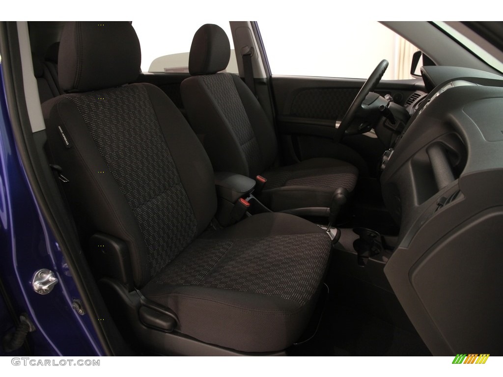 2008 Sportage LX V6 4x4 - Smart Blue Metallic / Black photo #10