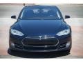 2013 Blue Metallic Tesla Model S P85 Performance  photo #7
