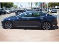 2013 Blue Metallic Tesla Model S P85 Performance  photo #9