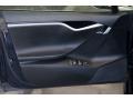 Black 2013 Tesla Model S P85 Performance Door Panel