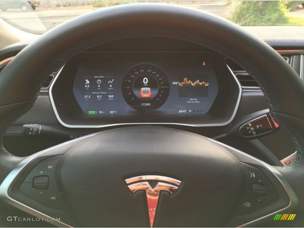 2014 Tesla Model S P85D Performance Gauges Photo #114769598