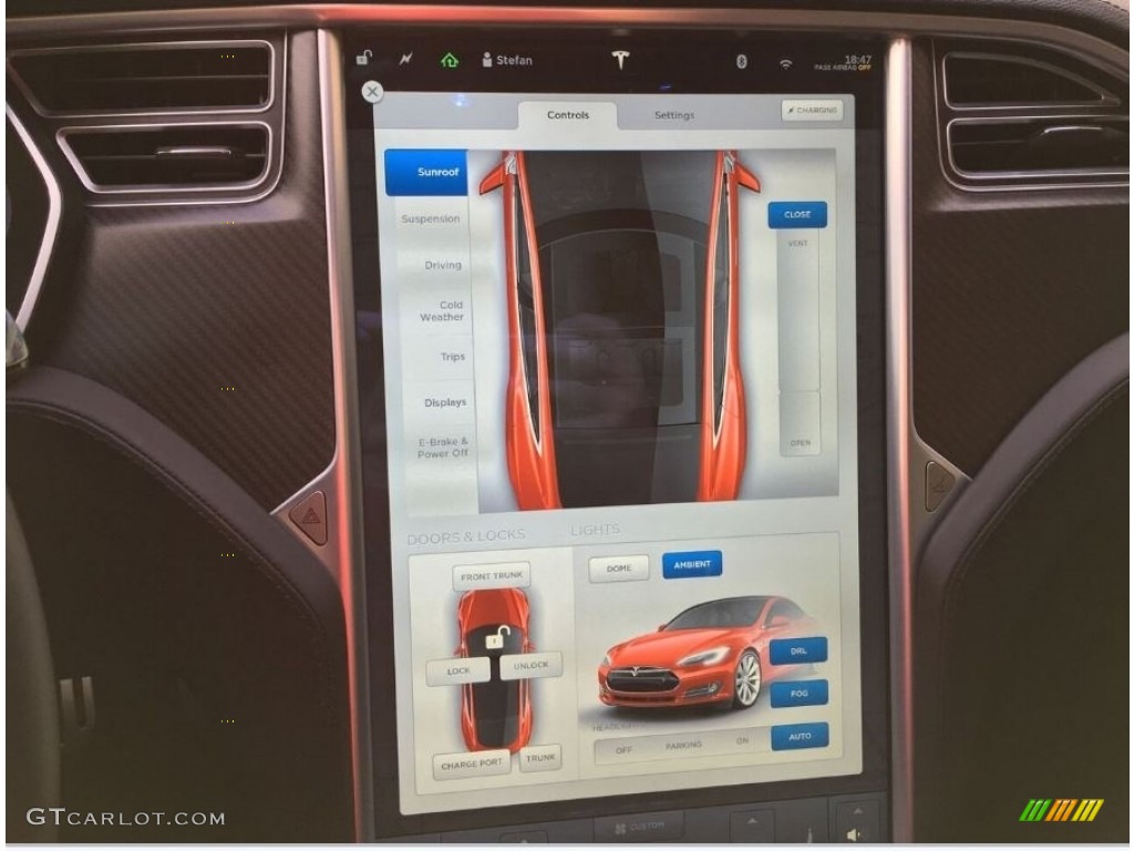 2014 Tesla Model S P85D Performance Controls Photo #114769619