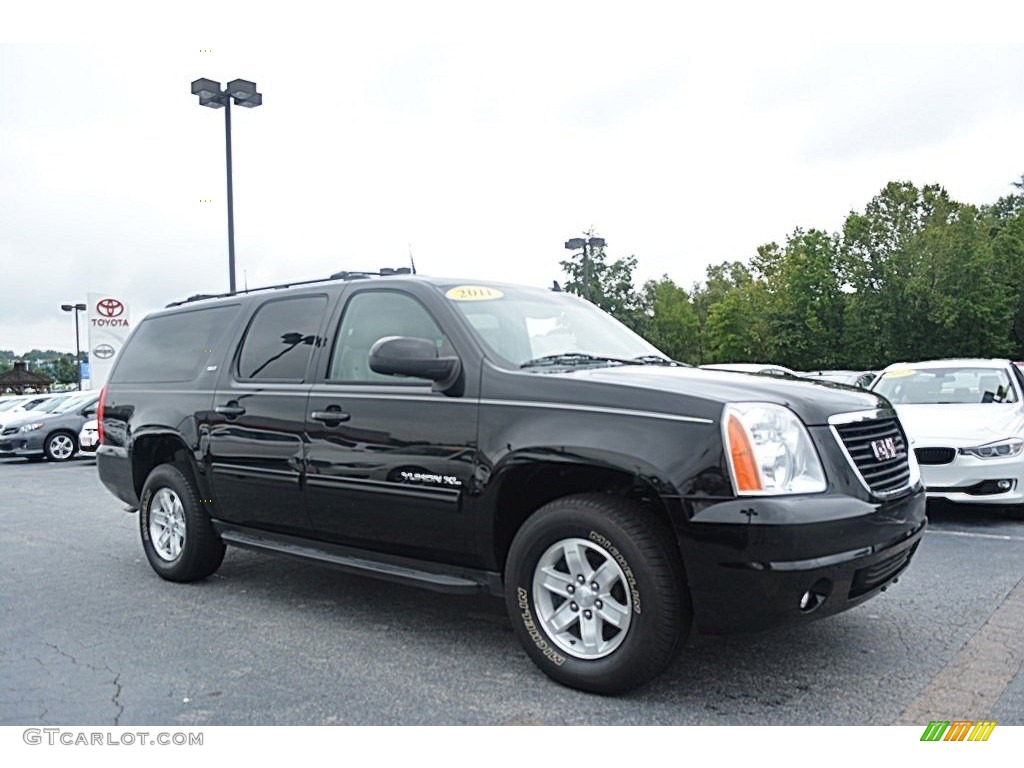 Carbon Black Metallic 2011 GMC Yukon XL SLT 4x4 Exterior Photo #114770288
