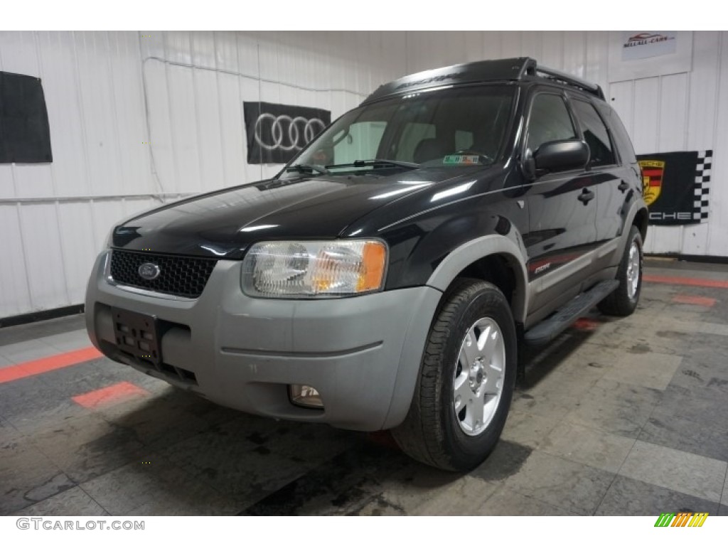 Black Clearcoat 2002 Ford Escape XLT V6 4WD Exterior Photo #114770681