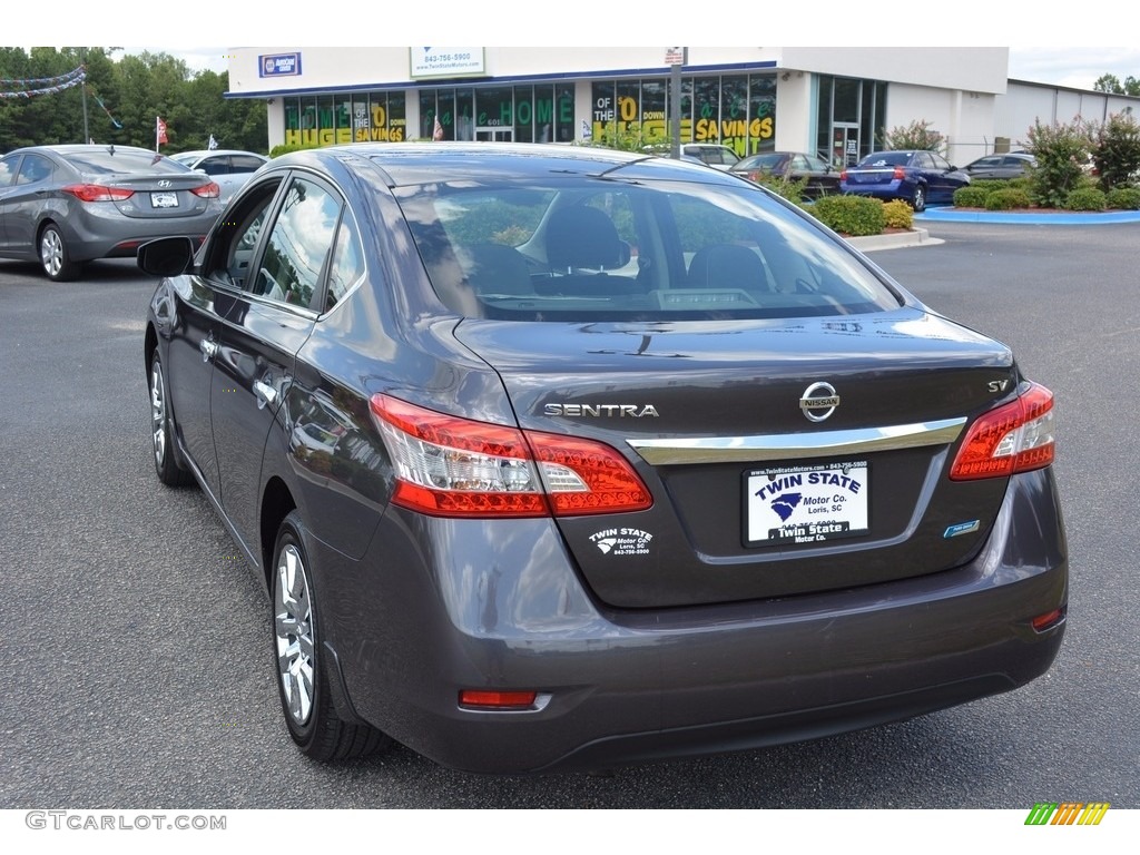 2014 Sentra SV - Amethyst Gray / Charcoal photo #7