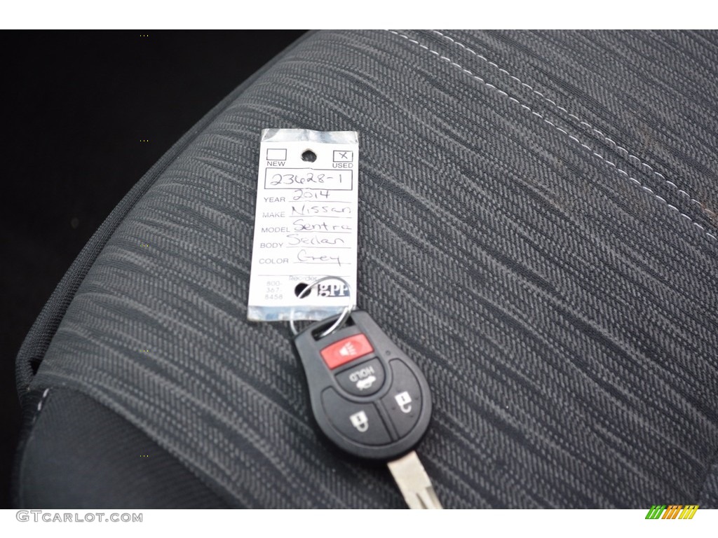 2014 Sentra SV - Amethyst Gray / Charcoal photo #46