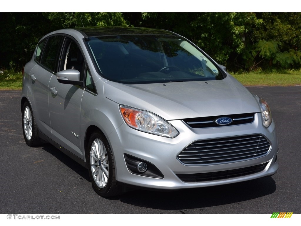 2015 C-Max Hybrid SEL - Ingot Silver Metallic / Charcoal Black photo #1