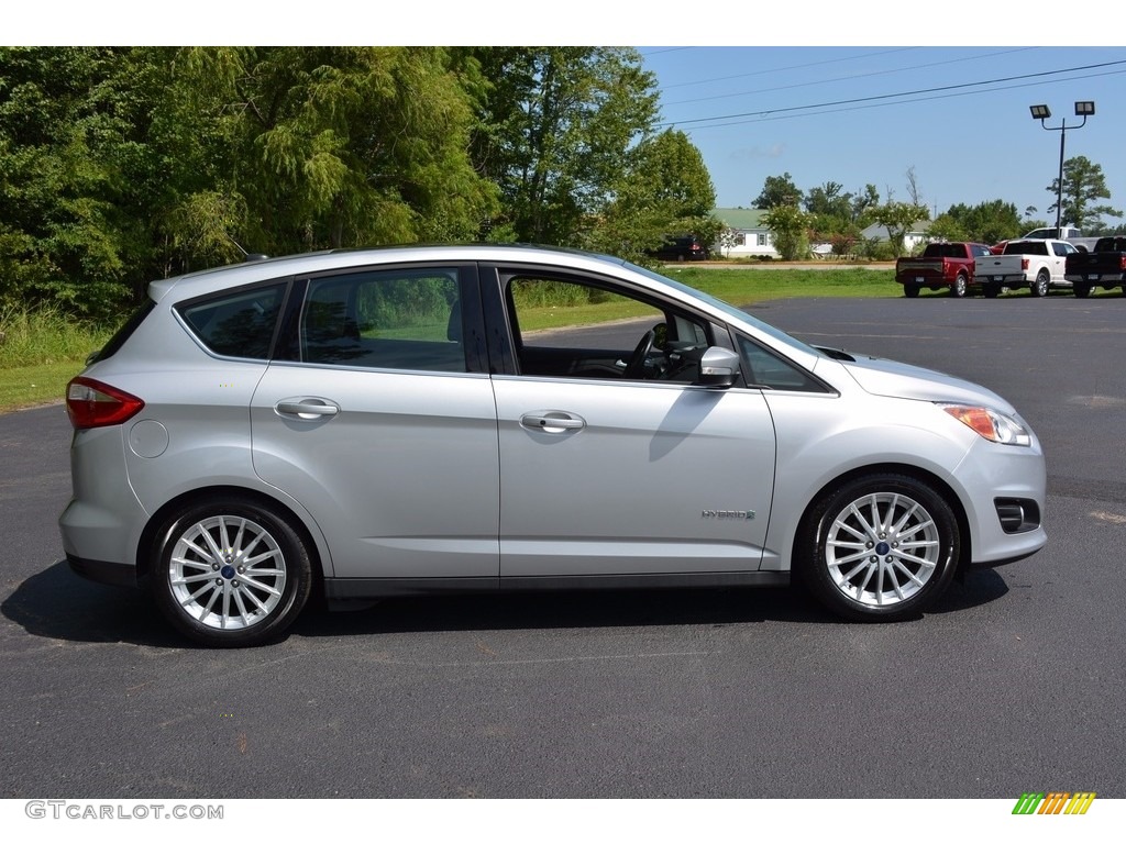 2015 C-Max Hybrid SEL - Ingot Silver Metallic / Charcoal Black photo #2