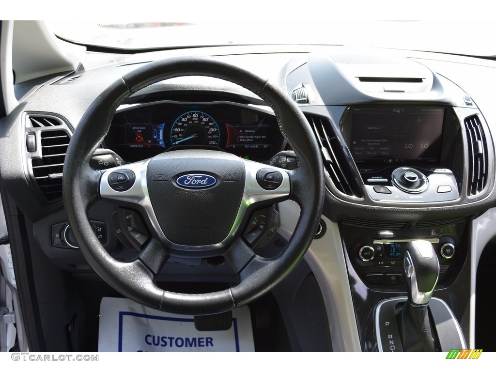 2015 C-Max Hybrid SEL - Ingot Silver Metallic / Charcoal Black photo #41