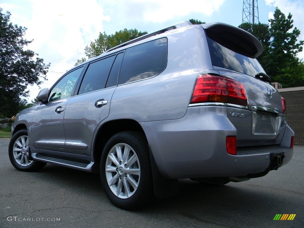 2008 LX 570 - Twilight Gray Metallic / Dark Gray photo #8