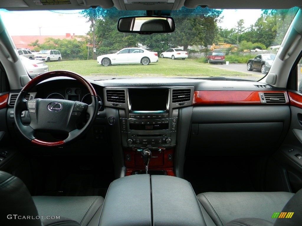 2008 LX 570 - Twilight Gray Metallic / Dark Gray photo #13