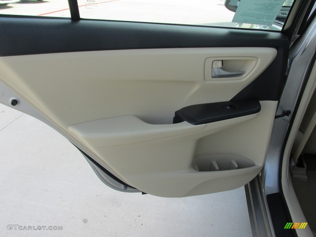 2017 Toyota Camry LE Almond Door Panel Photo #114776342