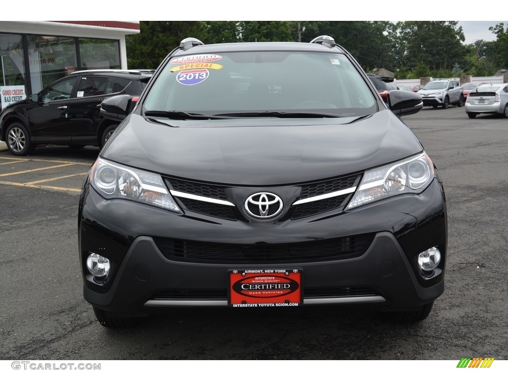 2013 RAV4 XLE AWD - Black / Black photo #2