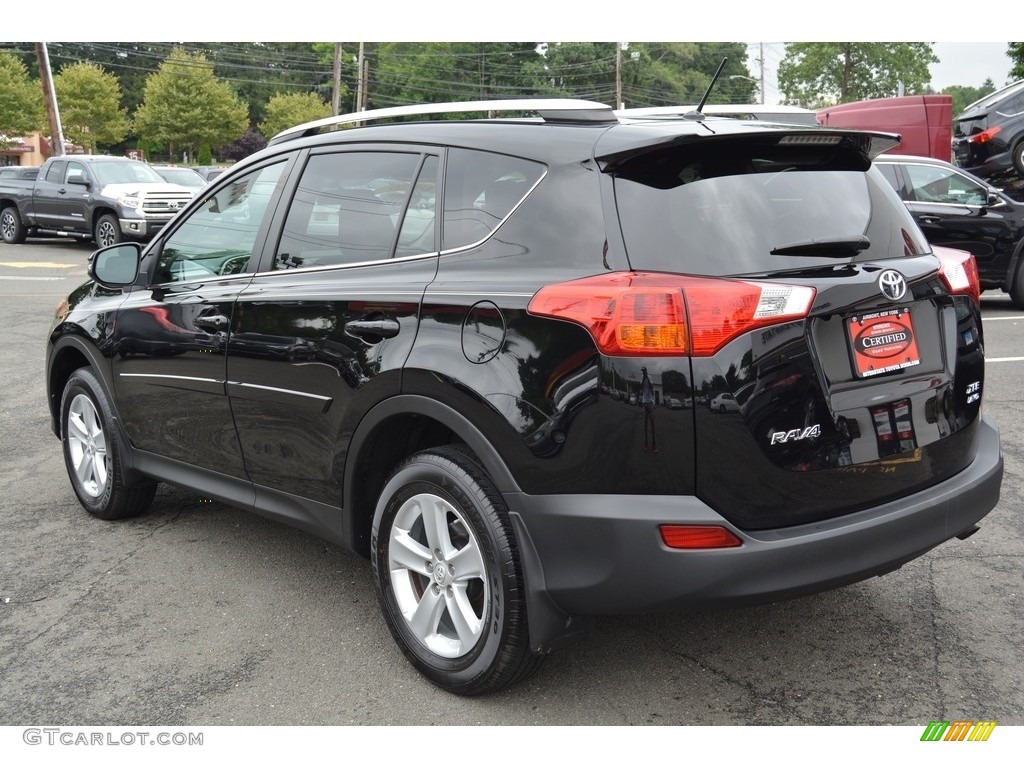 2013 RAV4 XLE AWD - Black / Black photo #6