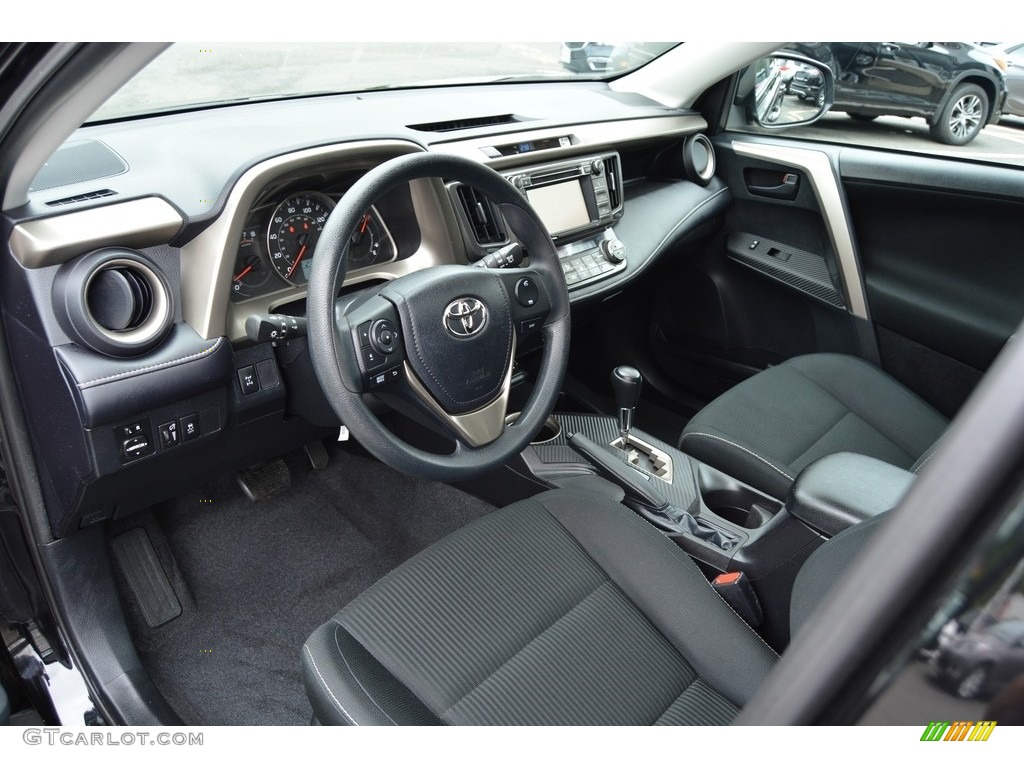 2013 RAV4 XLE AWD - Black / Black photo #9