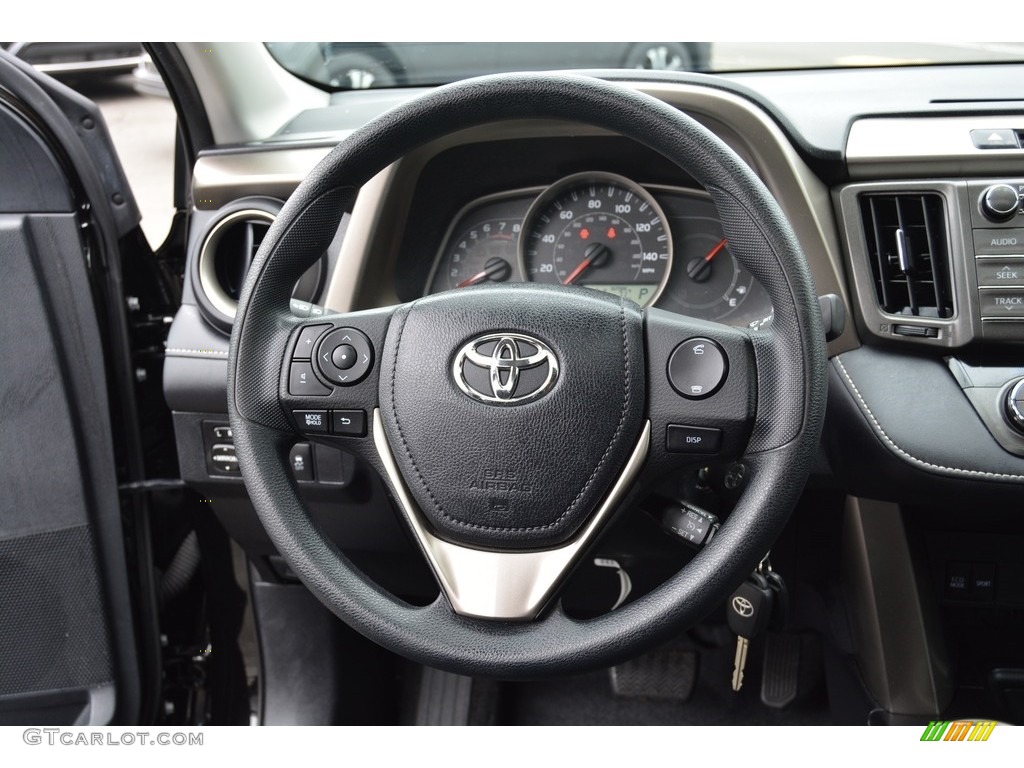 2013 RAV4 XLE AWD - Black / Black photo #15