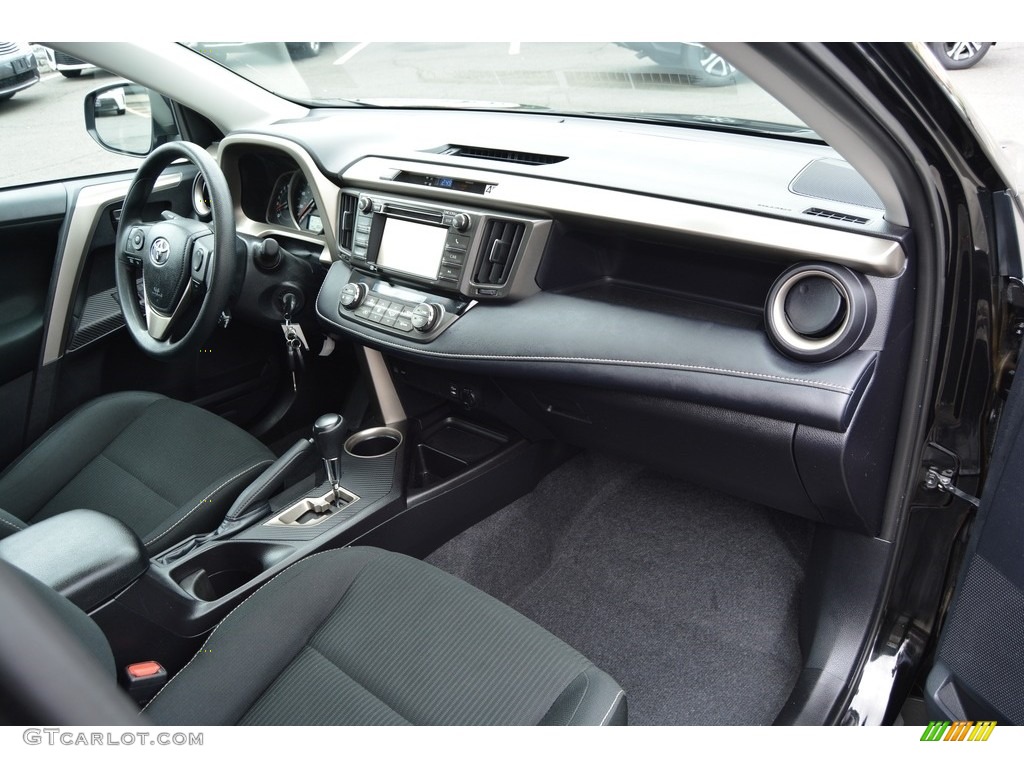 2013 RAV4 XLE AWD - Black / Black photo #25