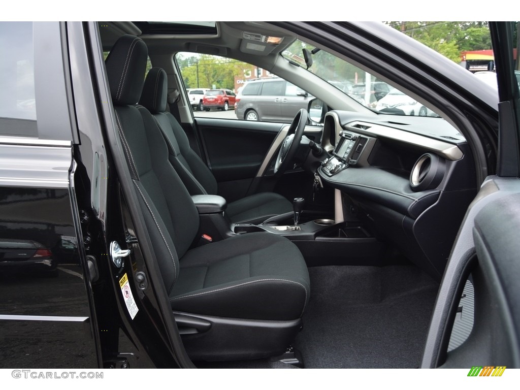 2013 RAV4 XLE AWD - Black / Black photo #26
